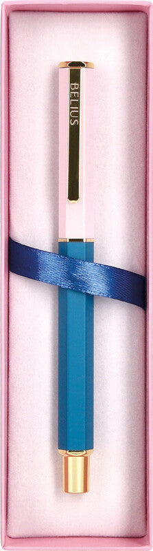 Belius Kugelschreiber – Rosa/Blau, Aluminium