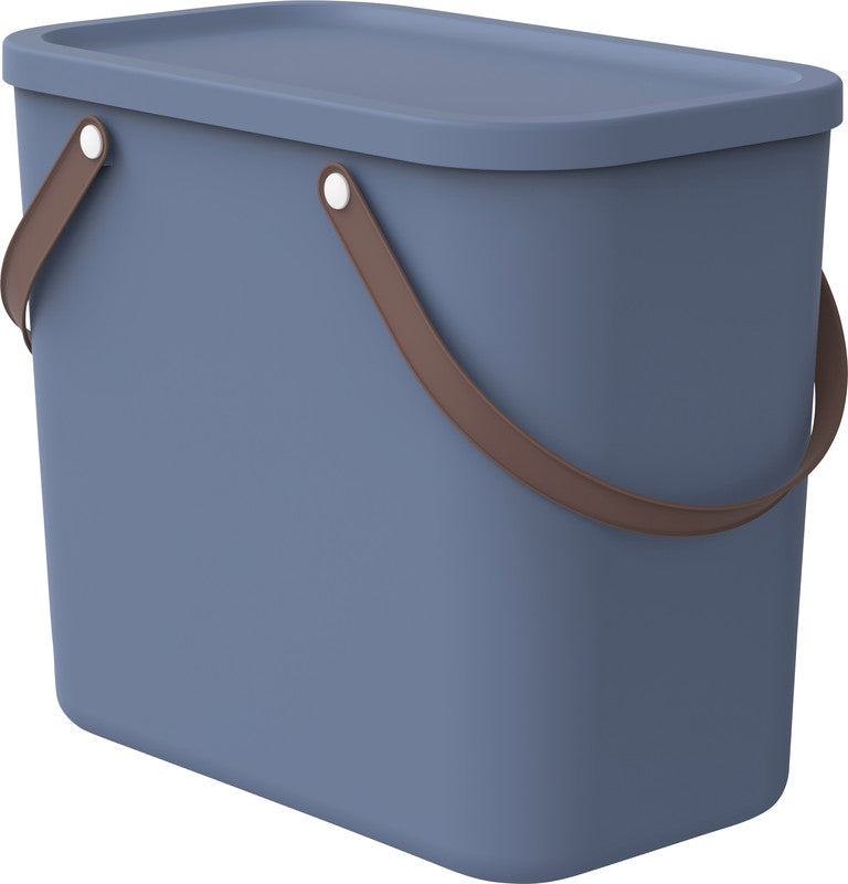 Rotho Aufbewahrungsbox Albula – Kunststoff, Horizon Blau, 23,5 × 34 × 40 cm