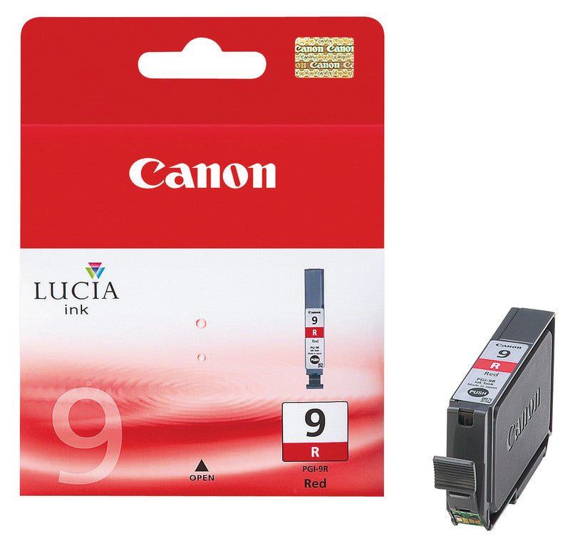 Canon Tintenpatrone PGI-9, rot, 1'600 Seiten – für Inkjet- und Multifunktionsgeräte