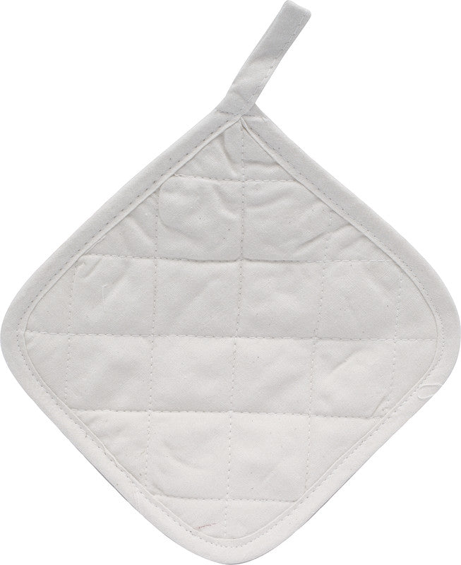 Topflappen 17 × 17 cm, Baumwolle, Natur