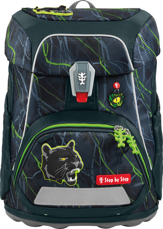 Step by Step Schulrucksack-Set Fit – 5-teilig – Danger Cat Chiko – Umweltfreundliche Verpackung