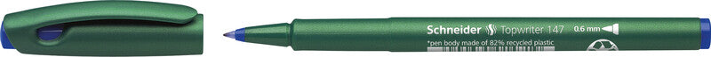 Schneider Schreibgeräte Topwriter 147 Fineliner – 10er-Set – blau