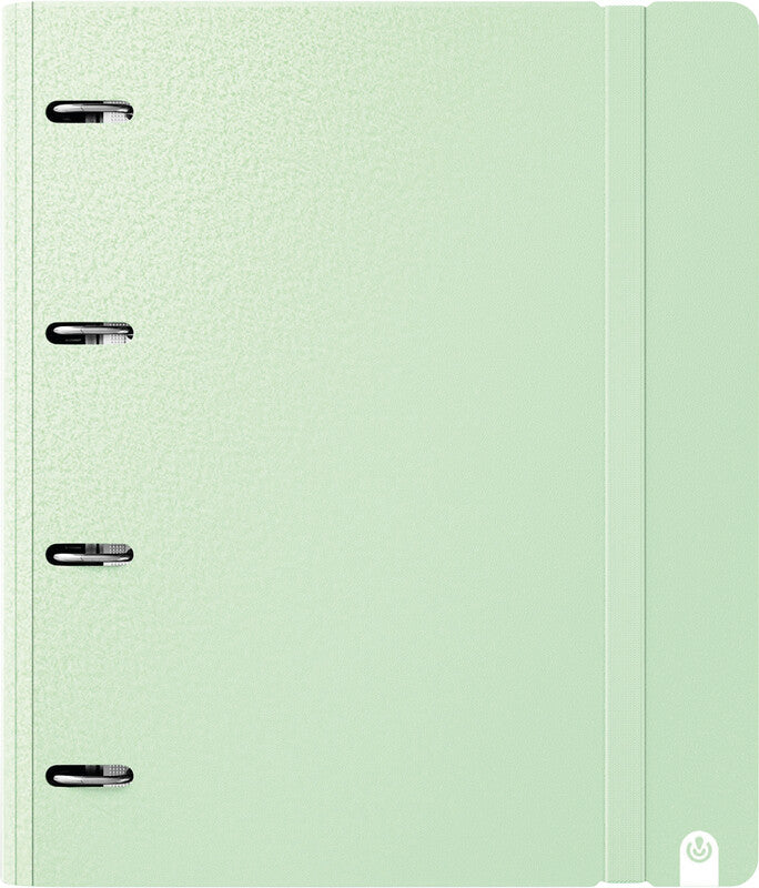 Carchivo Ringbuch Carpeblock 360 – A4 Hochformat – 4 Ringe, Ø 35 mm, Rücken 40 mm – Hellgrün, mit Raumsparösen