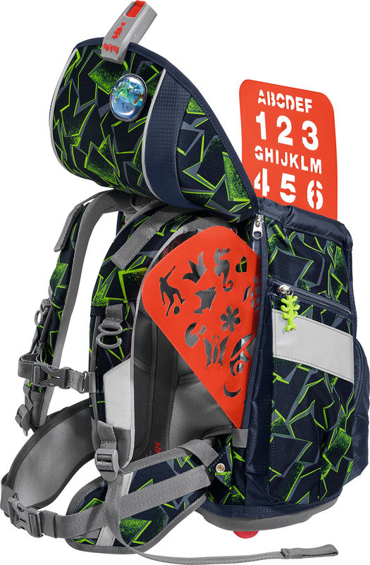 Step by Step Schulrucksack 2in1 Plus – 6-teilig – Wild T-Rex Taro