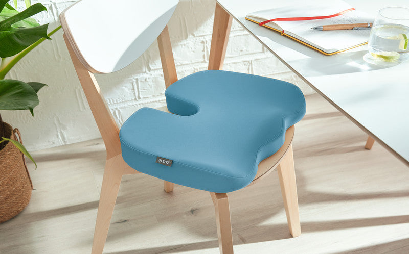 Leitz Kissen Ergo Cosy – 45,5 × 33,5 × 7,5 cm – Kunststoff, sanftes Blau