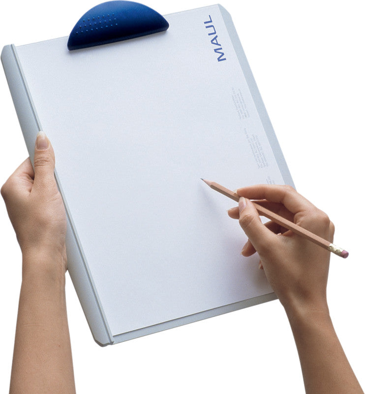 MAUL Stiftschlaufe – Kunststoff, Grau, 248 × 377 mm