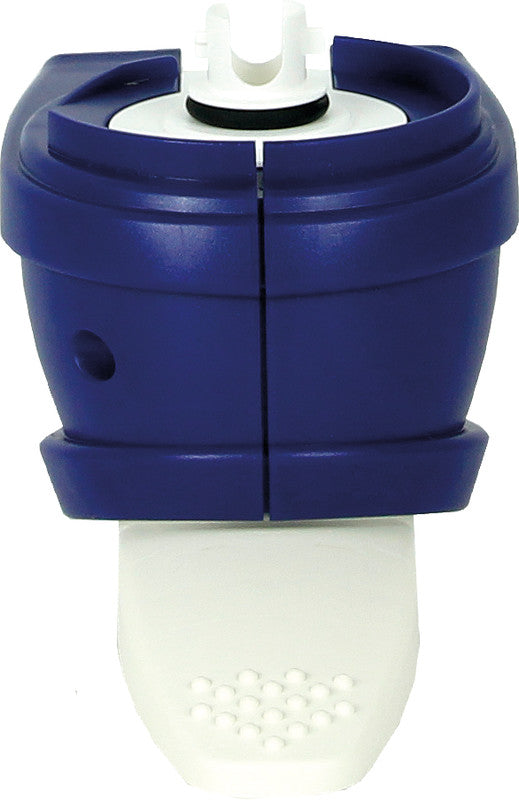 Dreumex One2Clean – Seifenspender, manuell, für DREUMEX Kartusche One2Clean, Kunststoff, blau, nachfüllbar