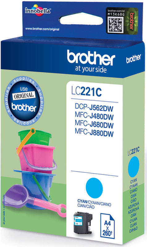 Brother Tintenpatrone, Cyan – für Inkjet-Drucker und Multifunktionsgeräte