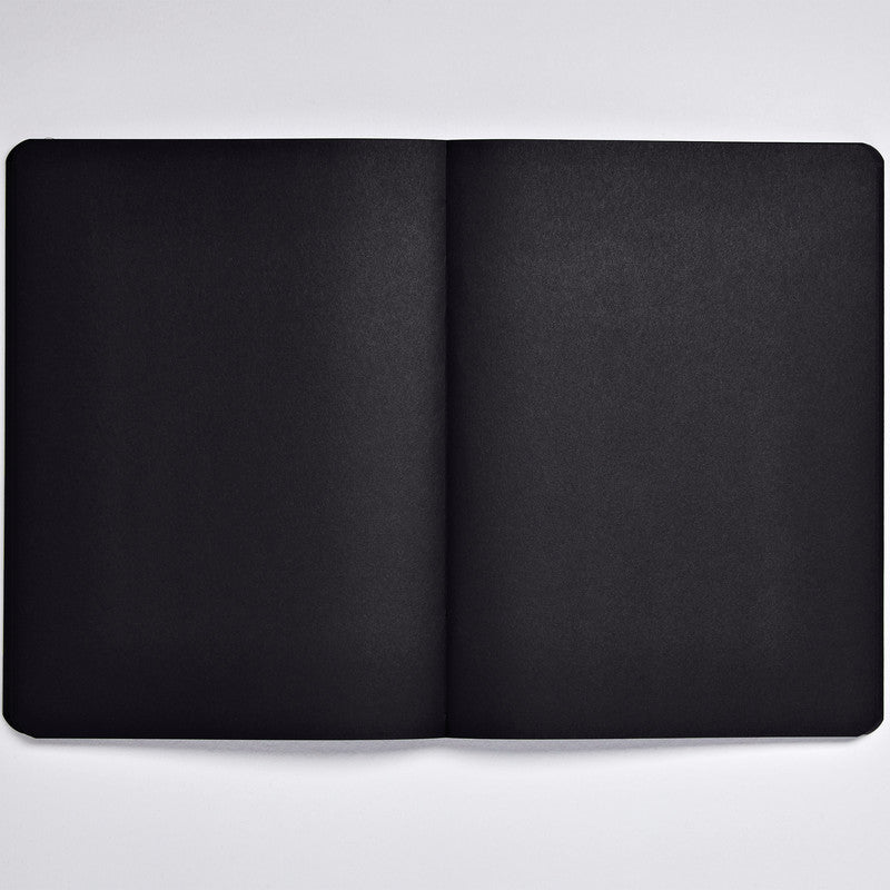 nuuna Notizbuch A5, 176 Seiten – schwarz