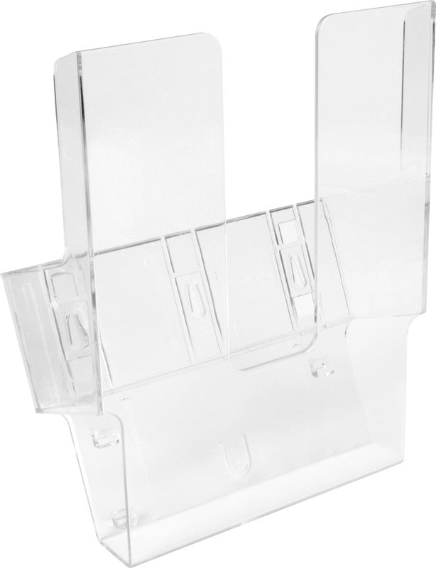 Biella Wandprospekthalter – Kunststoff, transparent, 172 × 220 mm – für A5