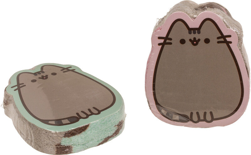 Out oft the blue OUT OF THE BLUE Waschlappen Pusheen – 3×3 cm, 60% Polyester/40% Baumwolle