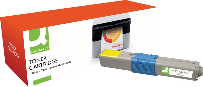 Q-Connect – Toner 44469704 – Gelb, 2000 Seiten