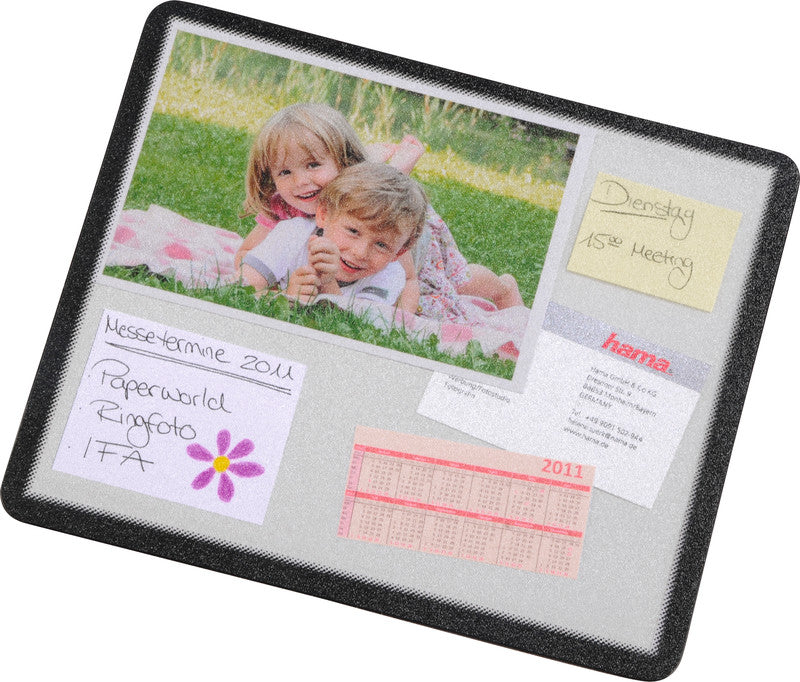Hama Mausmatte Foto – Transparent, 230 × 195 × 2,5 mm