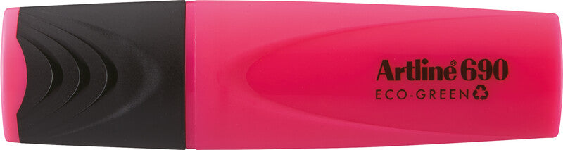 Artline EK690 Eco-Green Textmarker Pink – Keilspitze, 1–4 mm