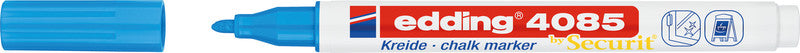 Edding Kreidemarker 4085 – Rund, 1–2 mm – Hellblau