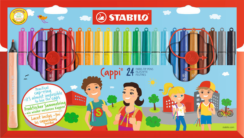 STABILO Filzstifte, Strichbreite 1 mm, 24 Farben
