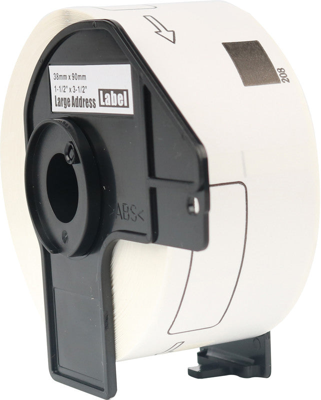 Keine marke eos Adress-Etiketten, 38 mm × 90 mm, weiss, Papier, permanent, 400 Etiketten