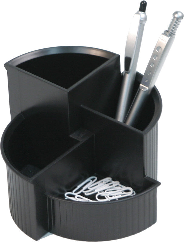 Helit Multiköcher – Kunststoff, Schwarz, 140 × 100 mm