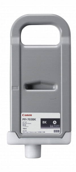 Canon Tintenpatrone PFI-703, Schwarz, 700 ml – für Inkjetdrucker und Multifunktionsgeräte