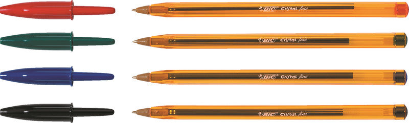 BIC Kugelschreiber – Gelb, Kunststoff – 4 Stk.