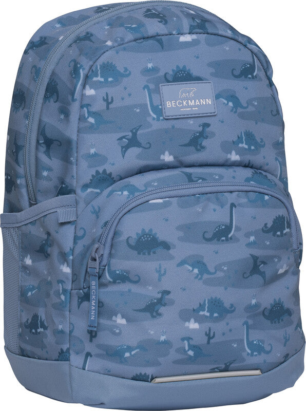 Beckmann Kindergartenrucksack Sport Mini – Dino World – Blau – 25,0 × 36,0 × 16,0 cm