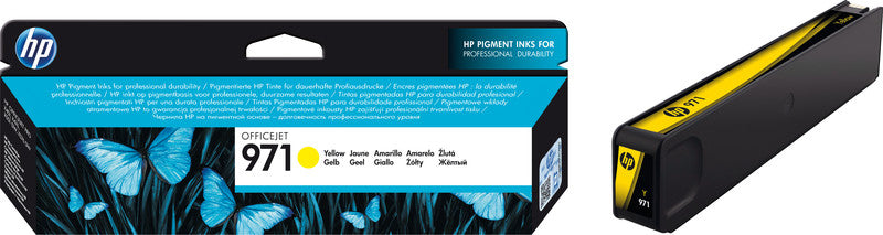 HP Tintenpatrone 971, Gelb – für Inkjetdrucker/Multifunktionsgeräte