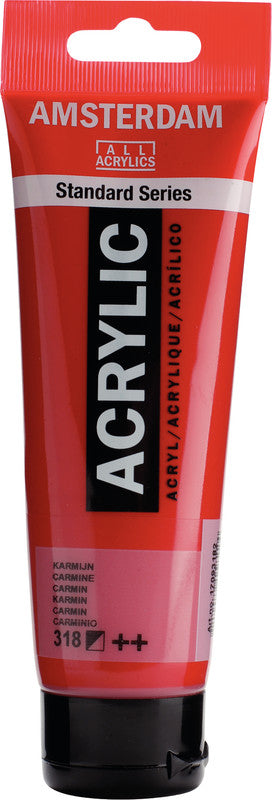 Royal Talens Amsterdam – Acryl Standard – Acrylfarbe – Karmin, 120 ml