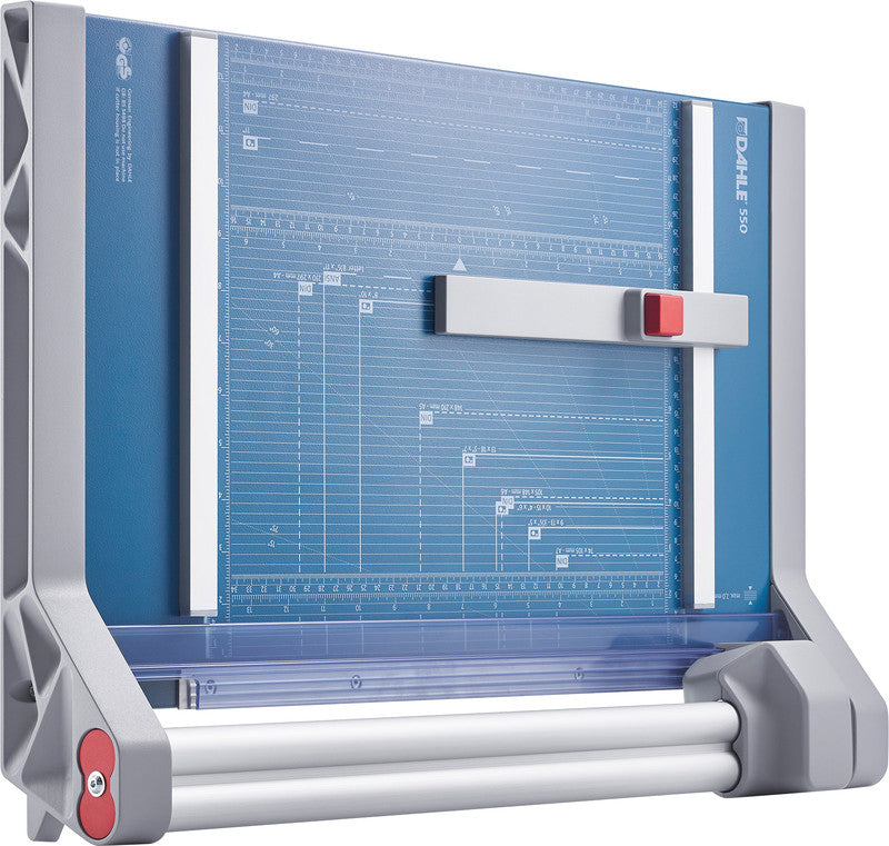 Dahle Roll- und Schnitt-Schneidemaschine 550 Generation 3 – 360 mm, bis A4, 20 Blatt