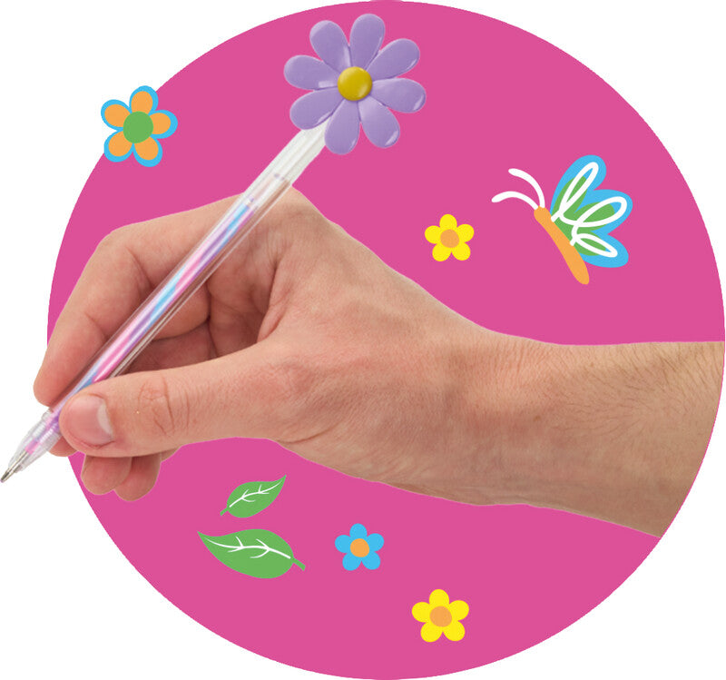 Trendhaus Gelschreiber, Kappe – Rosa/Violett/Pink