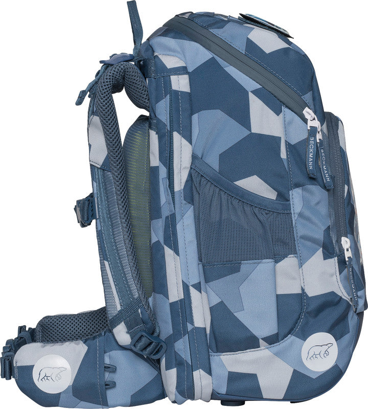Beckmann Schulrucksack Active Air Flx – Tiger Race – 26,0×39,0×22,0 cm – Recycelte Materialien