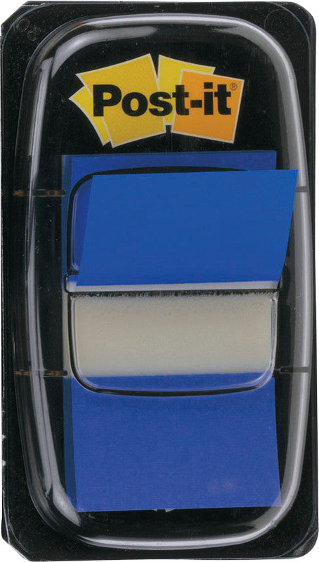 Post-it Indexstreifen – 25,4×43,2 mm – Blau, 2×50 Stück, mit Dispenser
