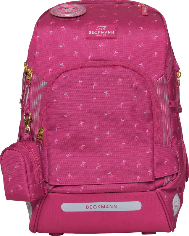 Beckmann Schulrucksack – Active Air Flx – Cherry – Recycelte Materialien