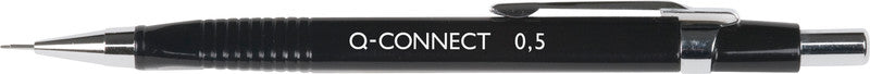Q-Connect Office Druckbleistift – 0,5 mm, schwarz, mit Radierer