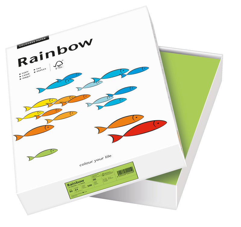 Scaldia Kopierpapier – A4, 80 g/m², Grün – für Inkjet/Laser/Kopierer – FSC – 500 Blatt