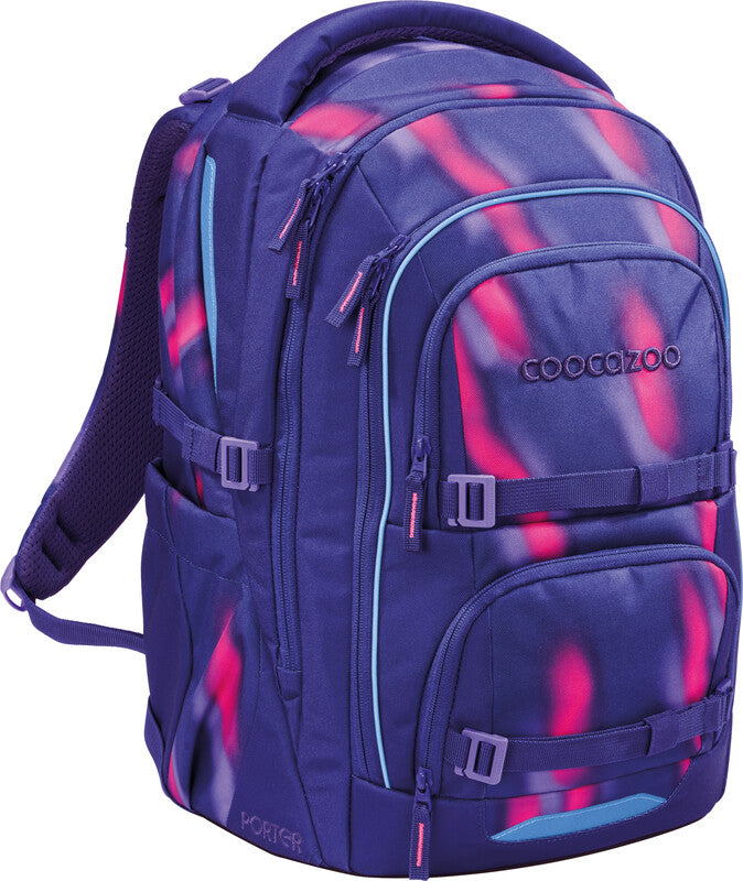Coocazoo Rucksack Porter – Aurora Glow – 35 l – aus 100% recycelten PET-Flaschen