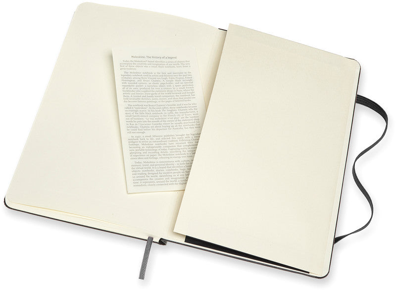 Moleskine Notizbuch, 130 × 210 mm, blanko und liniert, Leimbindung, Hardcover, 240 Seiten – schwarz