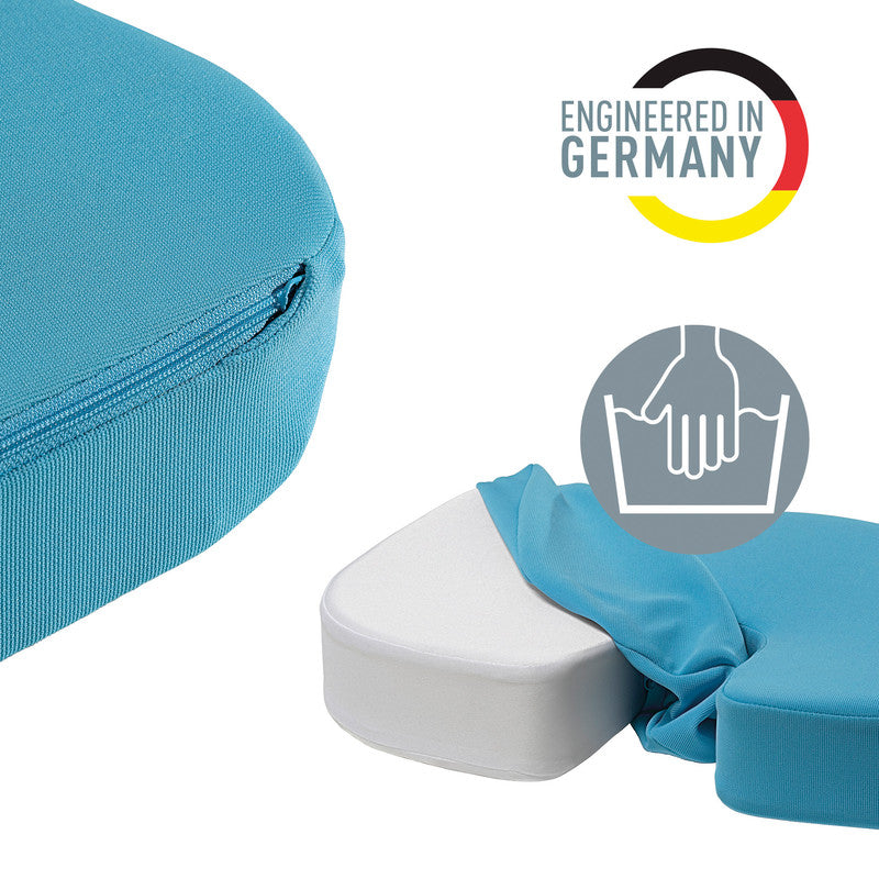 Leitz Kissen Ergo Cosy – 45,5 × 33,5 × 7,5 cm – Kunststoff, sanftes Blau