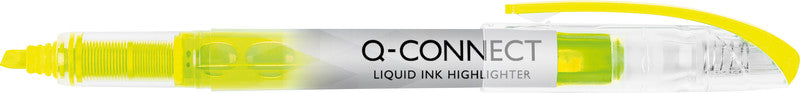 Q-CONNECT Textmarker Set 4 Farben – Keilspitze, 1–4 mm