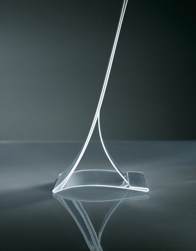 Sigel Tischaufsteller – für A4 Hochformat, transparent, Kunststoff, 220 × 150 × 335 mm