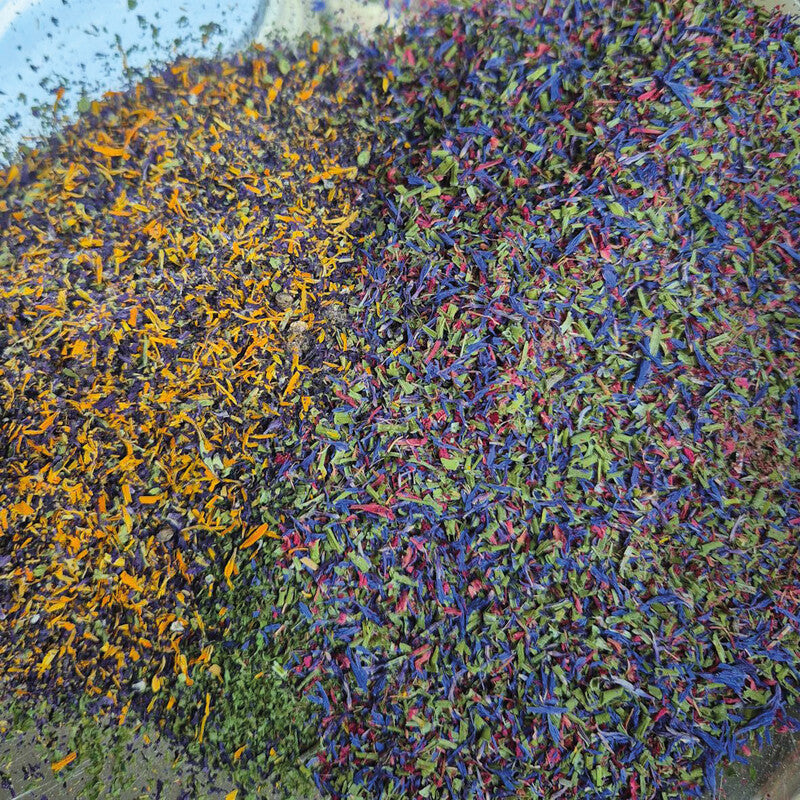 Sus ann Bio-Gewürzmischung Blüten-Salz in Mühle – 100 g
