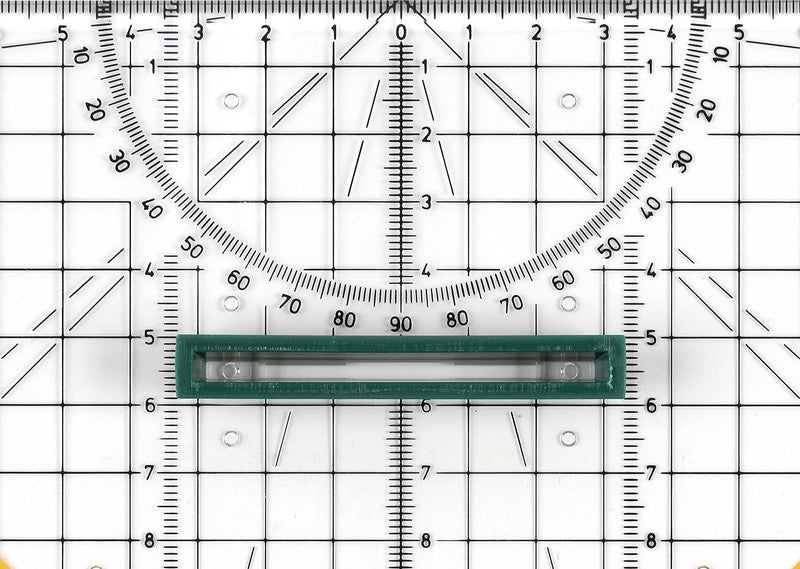 Linex Wandtafel-Geodreieck – Hypotenuse 32 cm, Acrylglas, transparent, mit abnehmbarem Griff