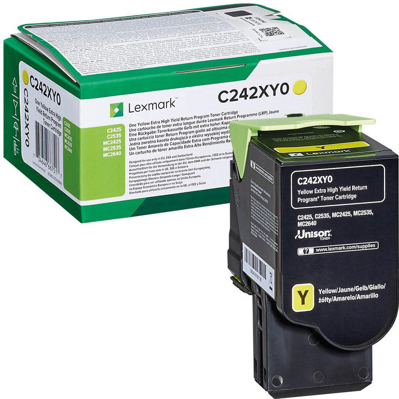 Lexmark Toner – gelb, 3500 Seiten
