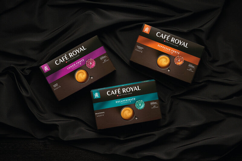 Café Royal Espresso Entkoffeinierte Kaffeepads – für Nespresso Professional – 50 Pads