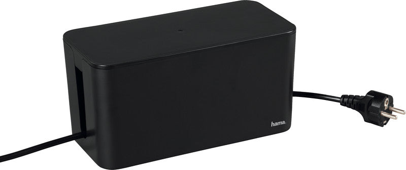 Hama Mini Kabelkanal 230 × 118 mm – zuschneidbar – für Kabel bis Ø 15 mm – schwarz – Kunststoff