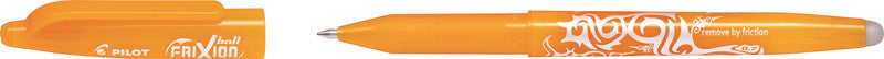 Pilot FriXion Ball Gelschreiber – Aprikose, 0,7 mm, radierbar, Kappe, nachfüllbar