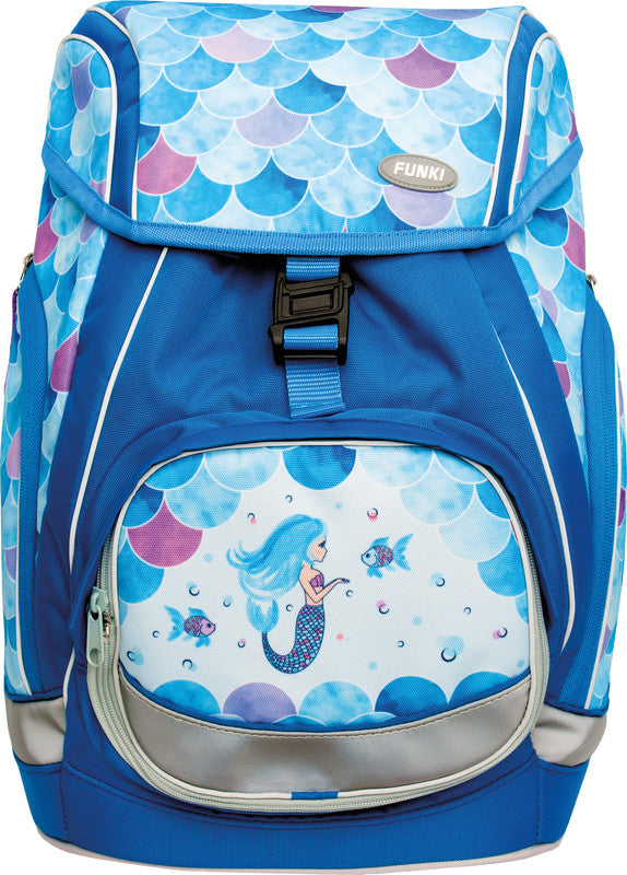 Funki Schulrucksack-Set Flexy-Bag – 5-teilig – Meerjungfrau
