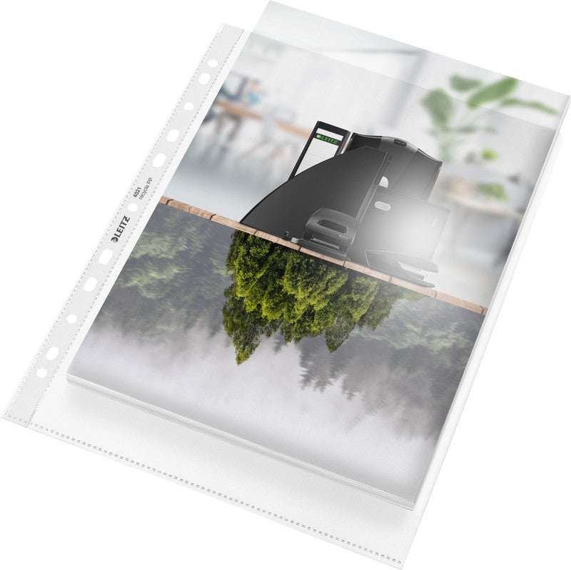 Leitz Sichtmappe A4 – transparent, Polypropylen, 25er-Pack