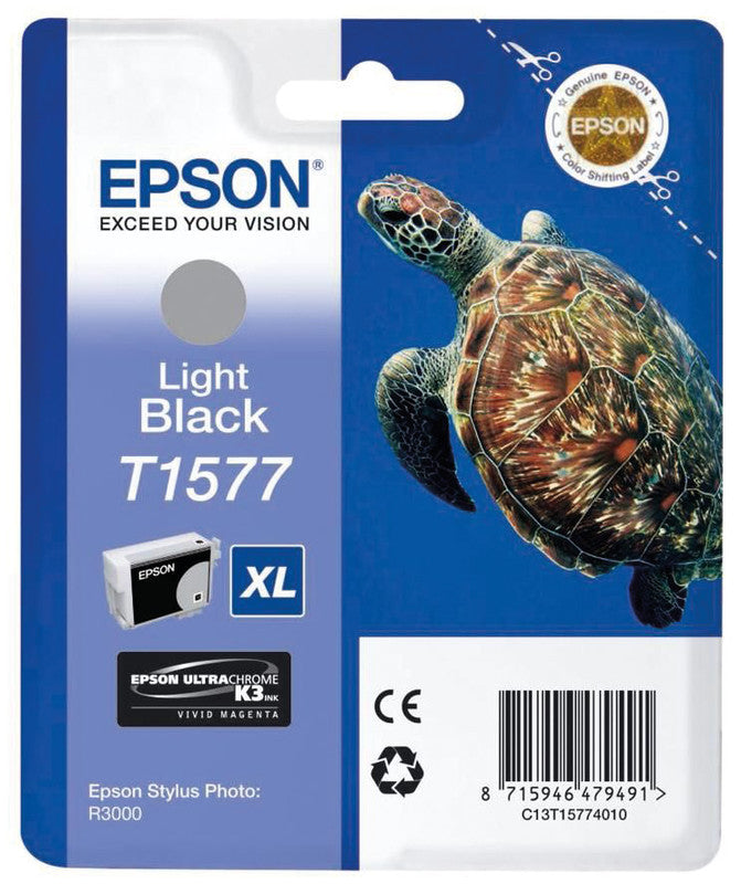 Epson Tintenpatrone T1577, schwarz, 25,9 ml
