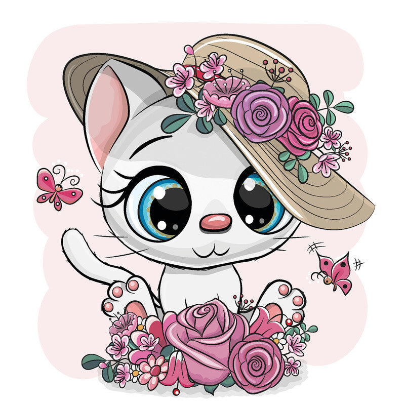 Fasana Servietten Cartoon Kitten – 33 × 33 cm – 3-lagig, Tissue – 20 Stk., FSC
