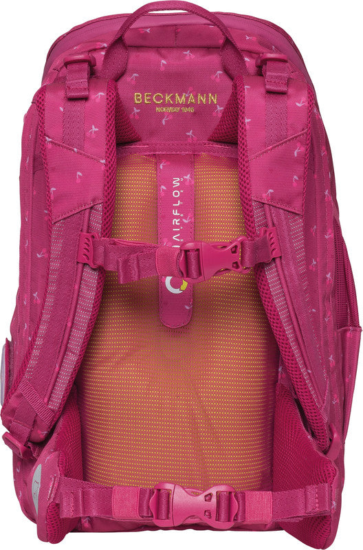 Beckmann Schulrucksack – Active Air Flx – Cherry – Recycelte Materialien